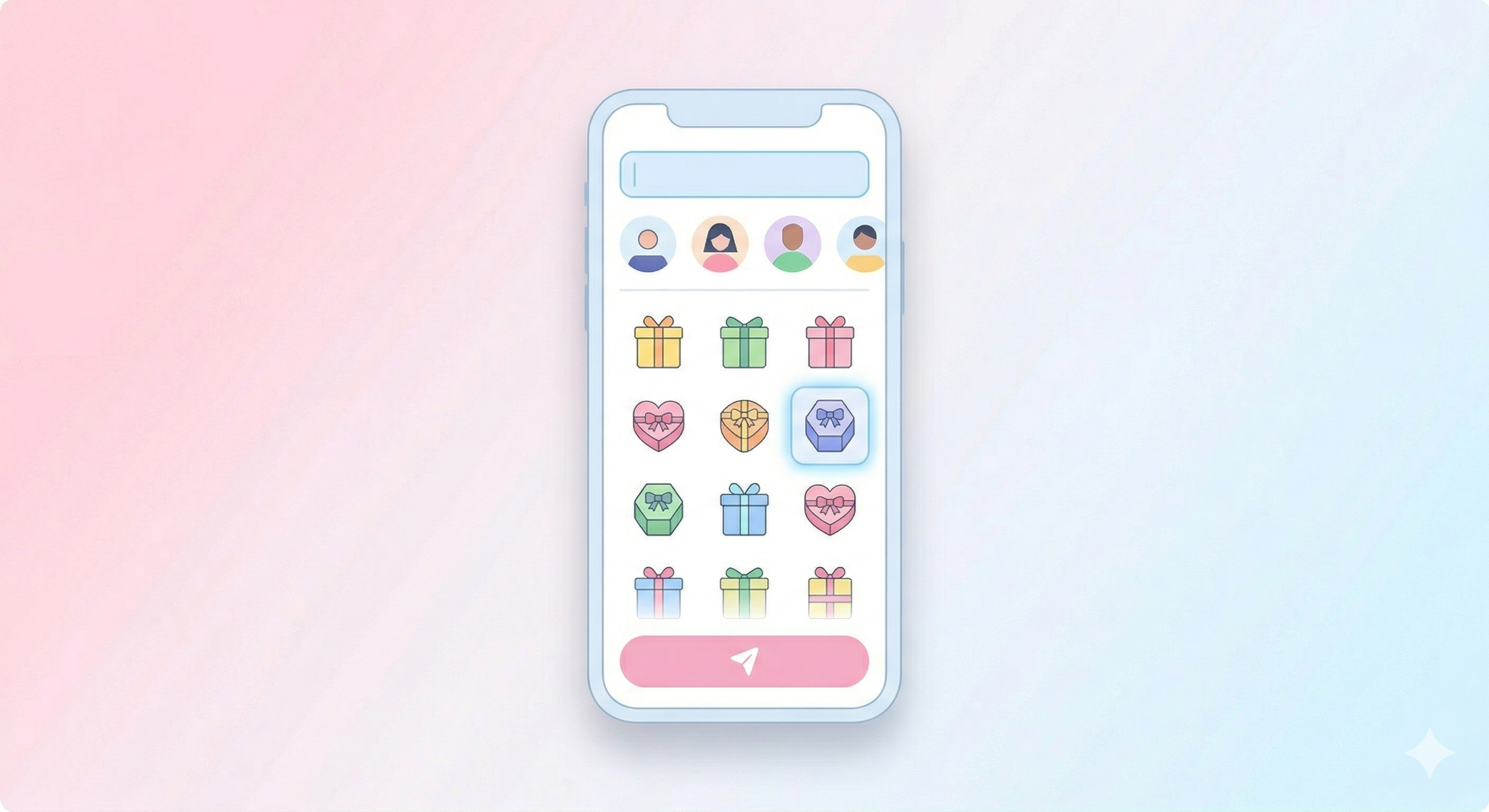 ギフトを選んで送信